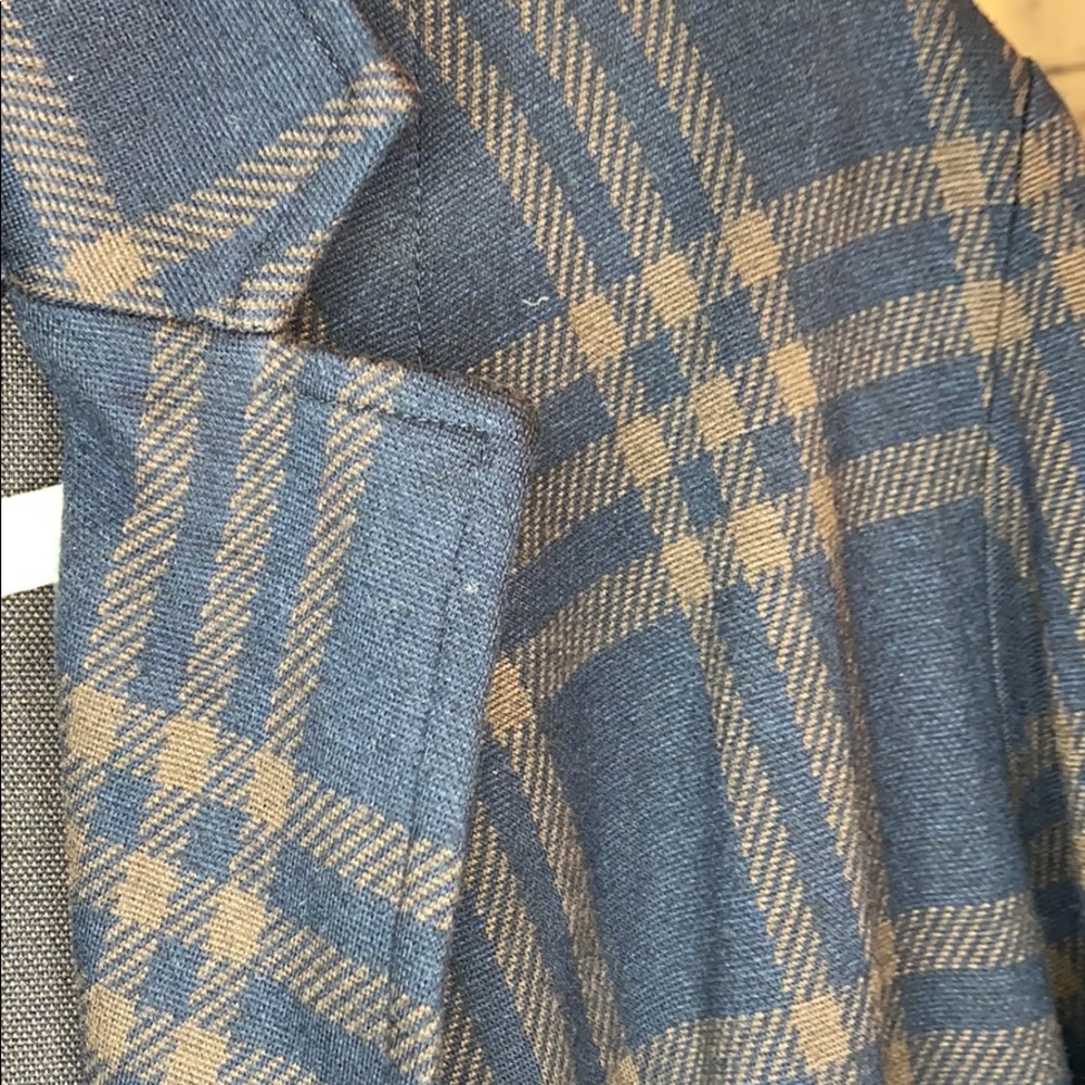 Peruvian Collection- Navy/Brown Jacket - image 2